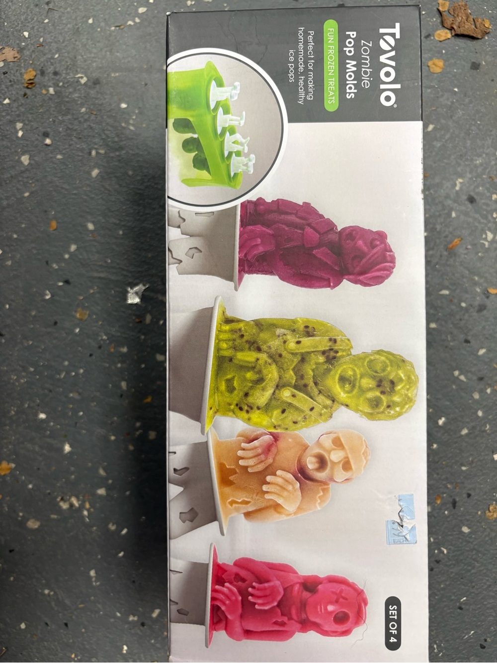 Tovolo Zombie Pop Molds - Colorful Popsicle Maker